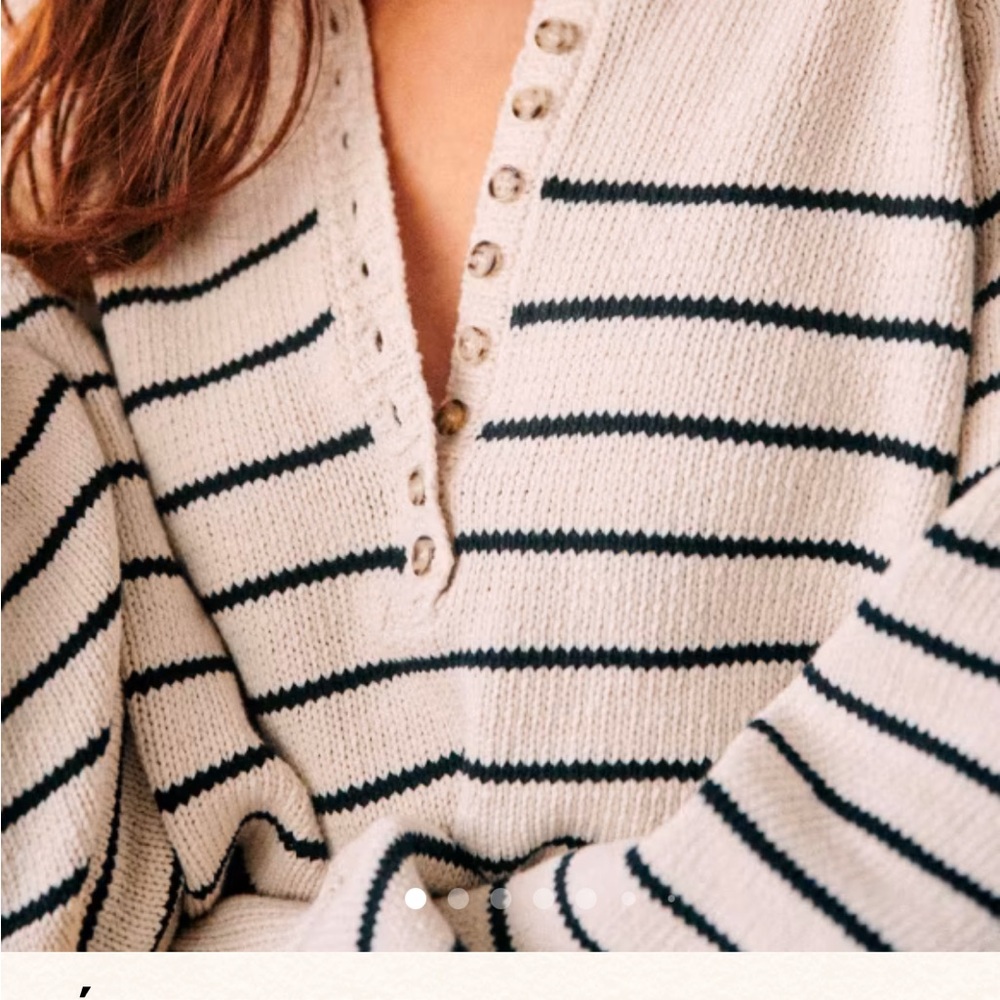 Sezane Leontine sweater in Ecru